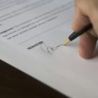 Sign agreement